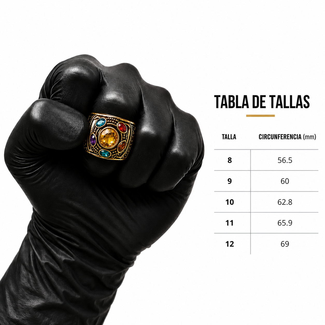 Anillo Gemas del Infinito
